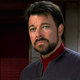 Riker aboard the Enterprise once more in Star Trek: First Contact.